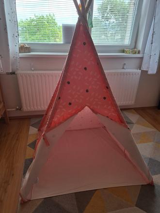 Detský stan tipi - ružová,