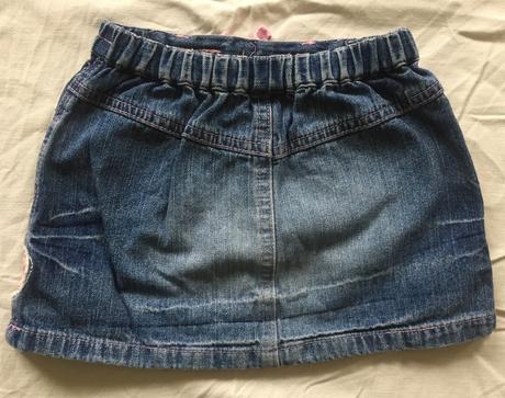 Riflová suknička, cherokee,74