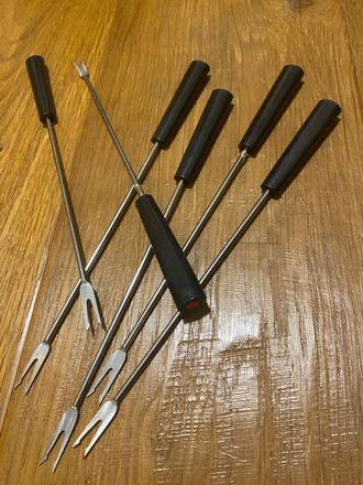 Vidličky na fondue - 6 ks,