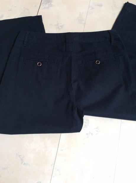 3/4 ľanové nohavice, 38