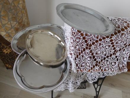 Staré tácne - popis rozmerov,, 