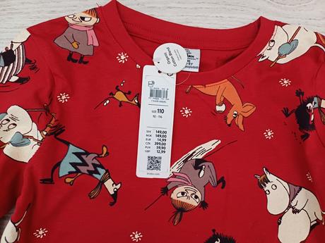 Tričko moomin, lindex,110