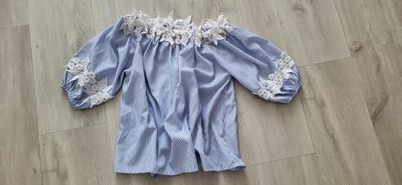 Krásne letné folk tričko/tunika, 38