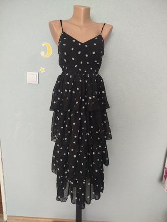 Bodkované šaty, h&m,xs