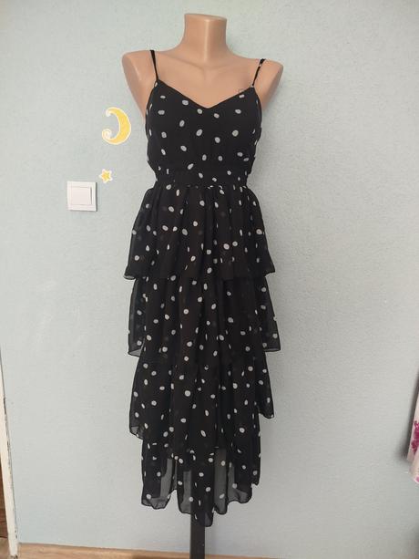 Bodkované šaty, h&m,xs