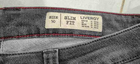 Pánske džínsy livergy, l