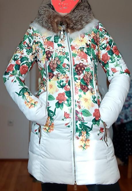 Zimná bunda s kožušinou, xs