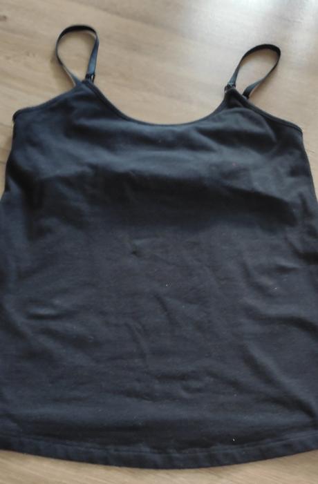 Tehotenské tričko čierne, bonprix,m