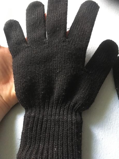 3x pánske rukavice, lyžiarske, pletené-kožušina, ajs,l