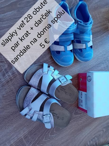 Šľapky a sandale, 28