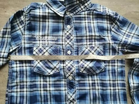 Károvaná košeľa lindex v128, 7-8r., lindex,128