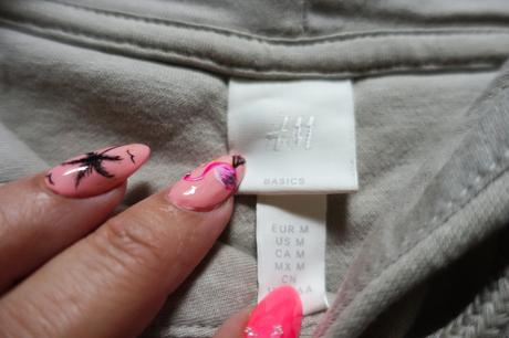 Pohodlné teplákové šaty h&m basics, h&m,m