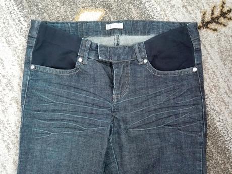 Tehotenské značkové rifle prenátal - 2x oblečené, 38