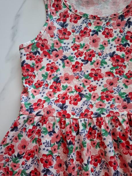Kvietkové šaty 122/28, h&m,122