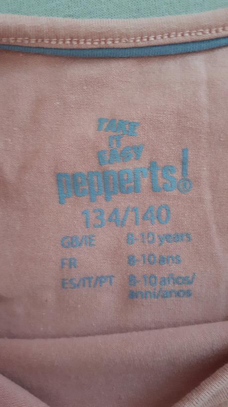 Dievčenské tričko s dlhým rukávom, pepperts,134