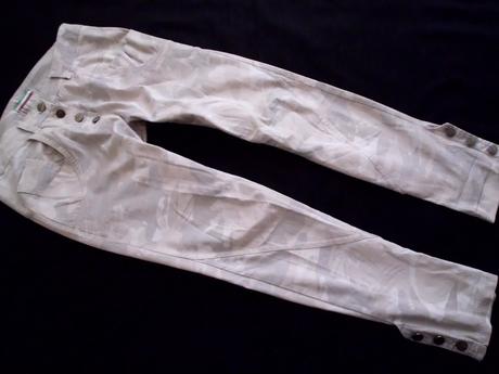 Béžovo sivý vzor elastan, m