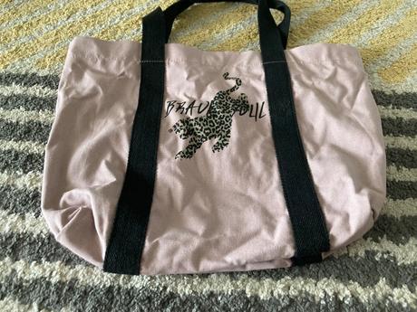 Plátená kabelka s leopardom, lindex