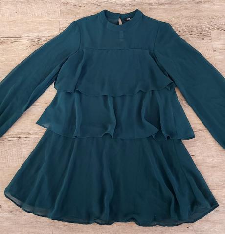 Tmavozelené minišaty / tunika zara, zara,s
