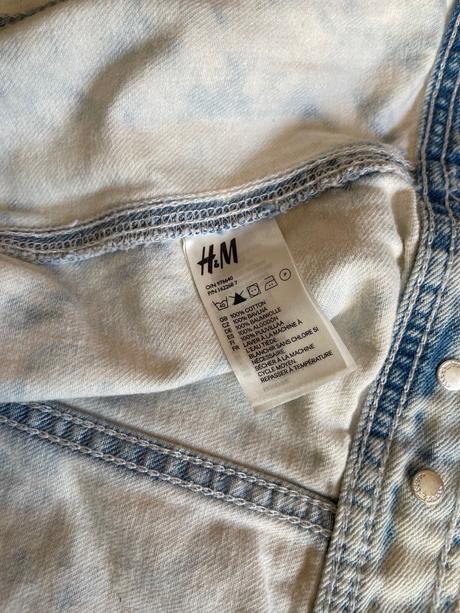 Riflová vesta h&m 34, h&m,164