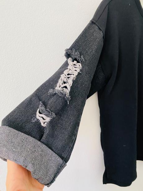 Tricko s rifľovými rukávmi, reserved,xs