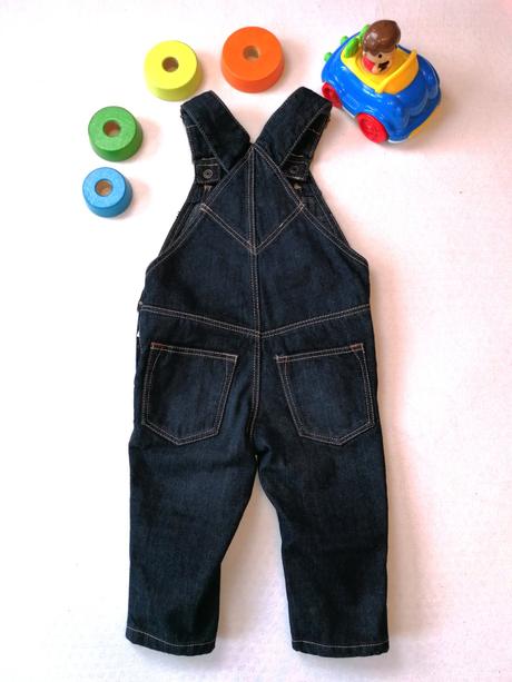 H&m - suprové jeans nohavice na traky, h&m,68