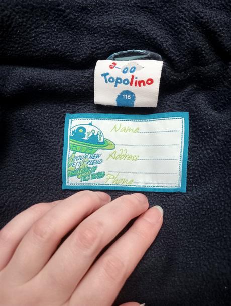 Zimná bunda, topolino,116