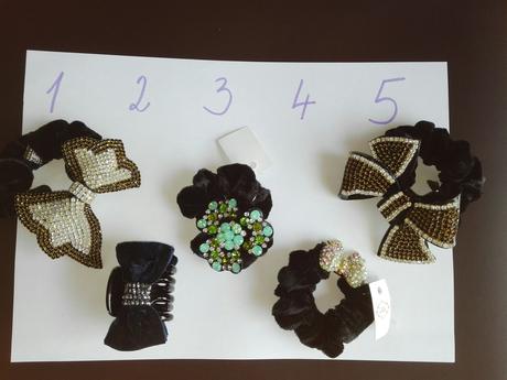 Krásne spony do vlasov - kus 3 euro,