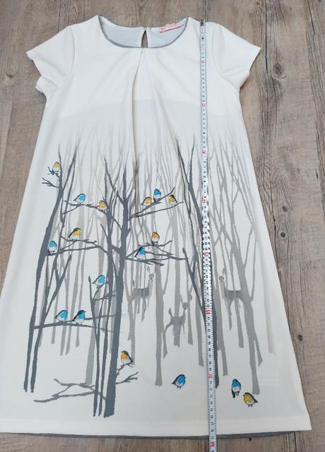 Šaty s vtáčikmi, c&a,158