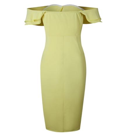 Dámske šaty s volánmi, l / m / s