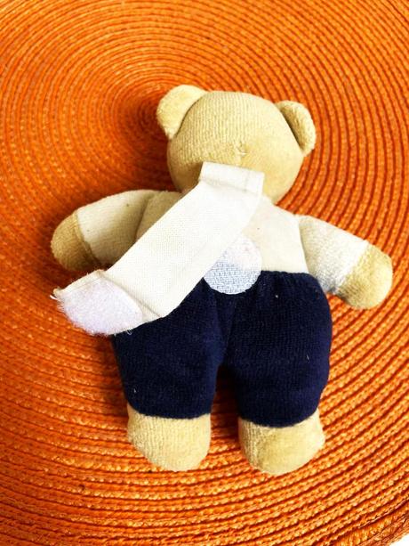 Hrkálka - plyšový macko,