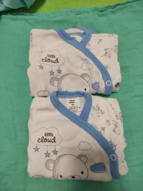 Body s bočným zapínaním medveď, new baby,50