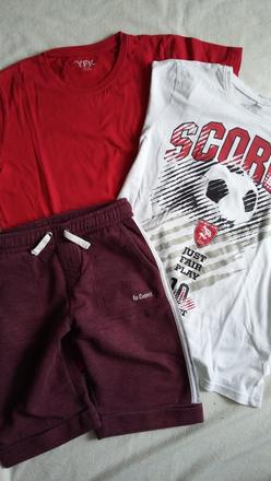 2ks tričiek a krátke nohavice veľ. 158, 158–170