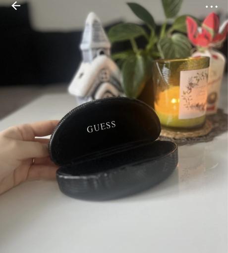 Dámske kožené púzdro na okuliare guess, guess