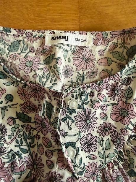 Košeľa dievčenská 134cm.(+ trička a sveter ), sinsay,134