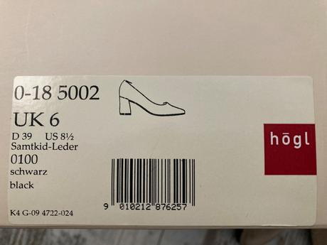 Kožené lodičky högl, 39