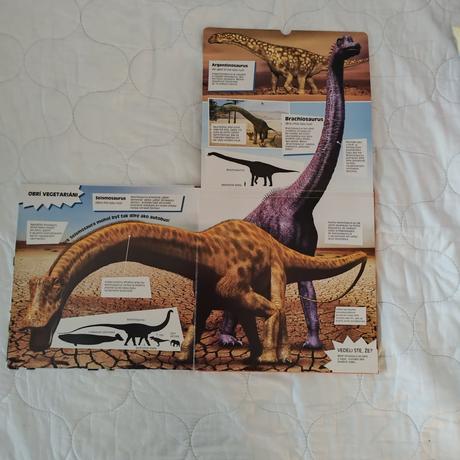 Kniha - dinosaury, 