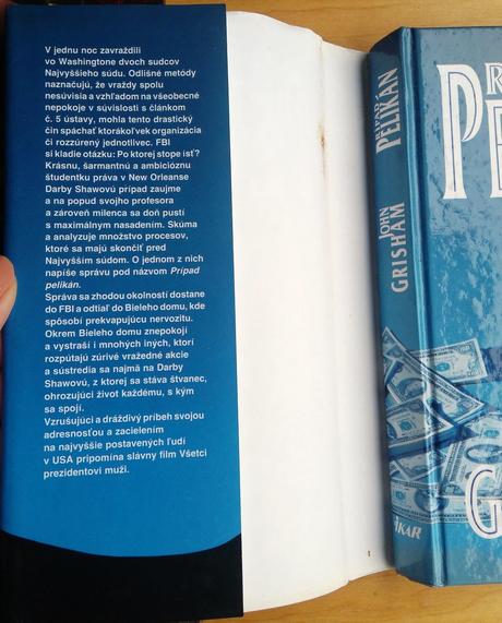 Prípad pelikán, john grisham, 