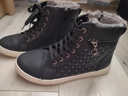 Teplé kožušinké botasky, 38
