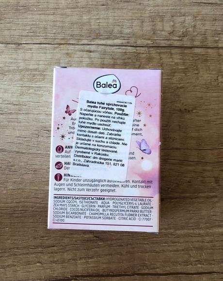 Nové tuhé mydlo balea fairytale, 100 g, 