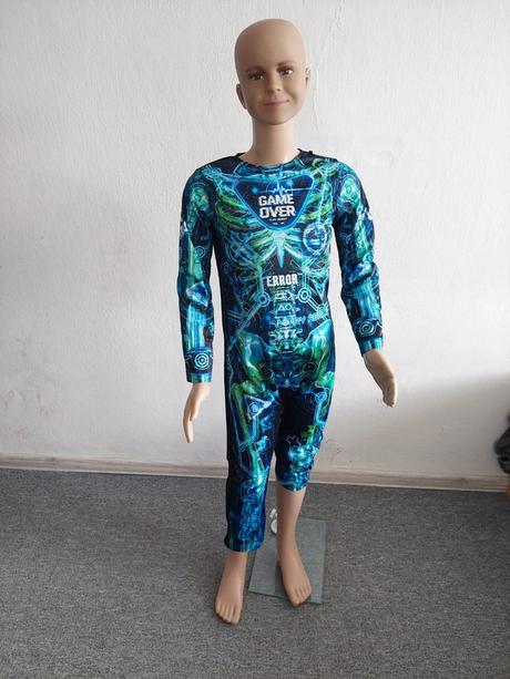 Kostra karnevalový svietiaci kostým veľ.122-128, 