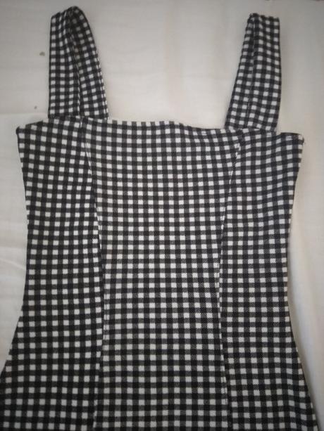 Kockované šaty, h&m,158