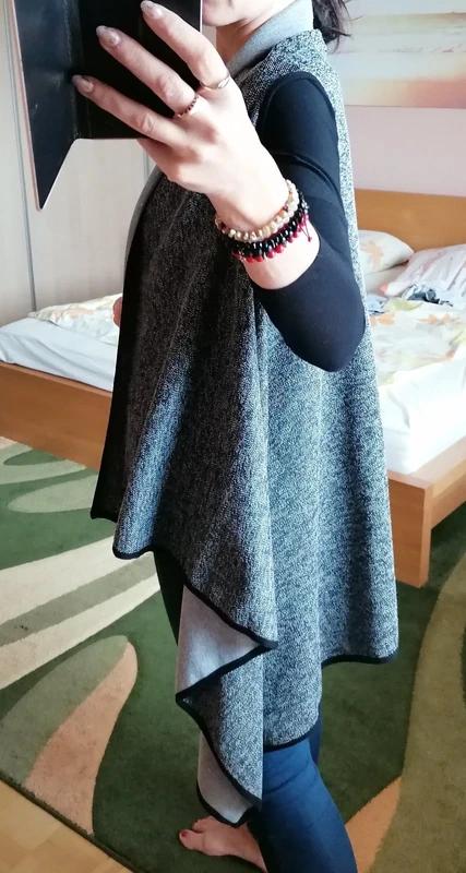 Pončo/kardigan, calliope