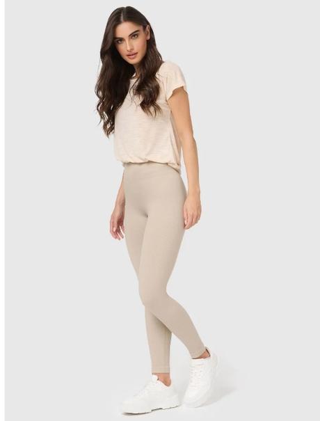 Rebrované legíny, telové, 44 / 46 / xl