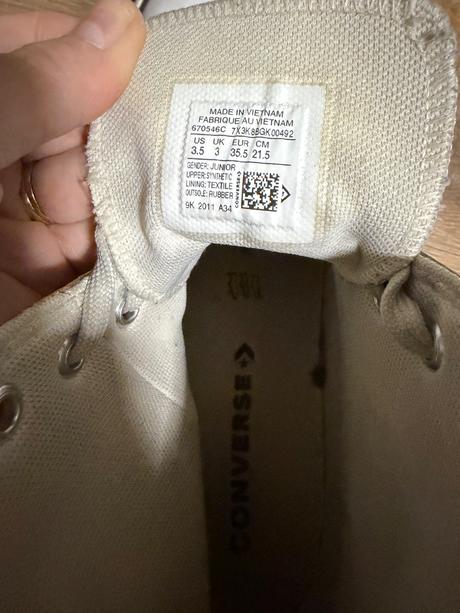 Zlaté tenisky converse, converse,35