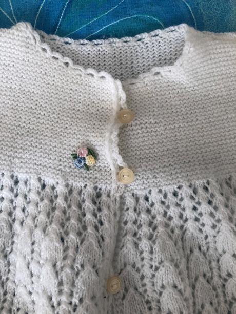 Retro svetrík a košieľka na krst, 62