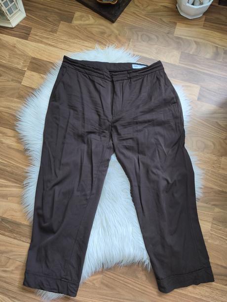 Dámske štýlové hnedé nohavice zara, zara,m