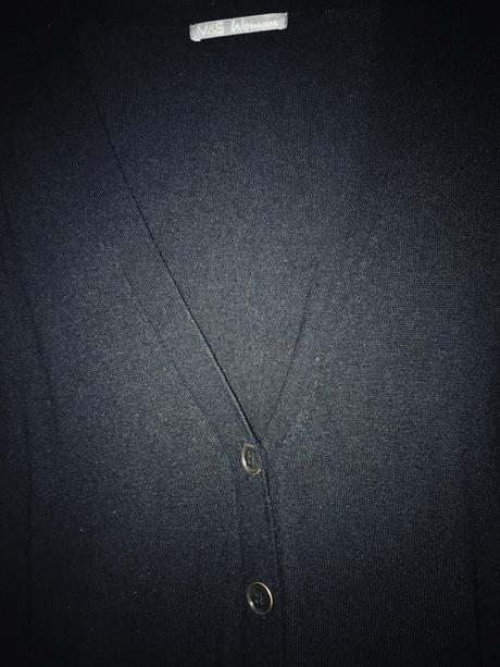 Pohodlný predĺžený tenší svetrík, marks & spencer,46