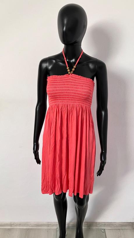 Dámske lososové letné šaty, s