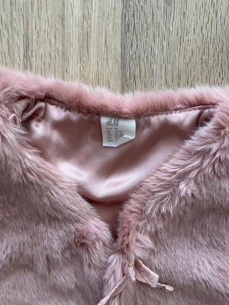 Kožušinková vestička, h&m,92
