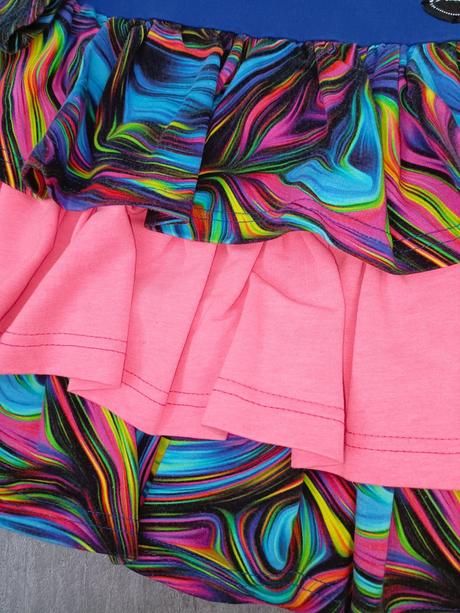 Trojvolánové šaty 110/116, 110